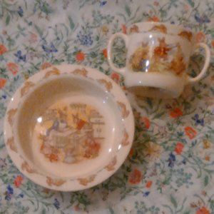 Vintage Royal Doulton Bunnykins  bowl/cup 1936